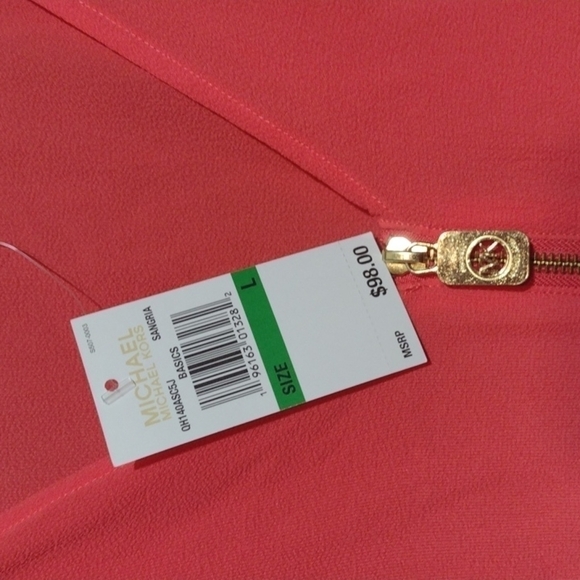 ð
ºmichael by Michael kors women's blouse size large Coral - Picture 3 of 10